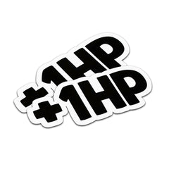 Plus One Horsepower Sticker