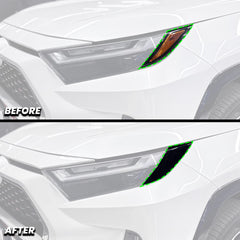 Headlight Amber Delete Pre-Cut Overlay Tint for 2022-2025 RAV4