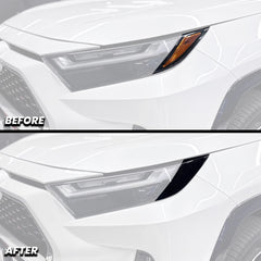 Headlight Amber Delete Pre-Cut Overlay Tint for 2022-2025 RAV4