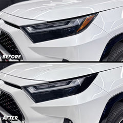 Headlight Amber Delete Pre-Cut Overlay Tint for 2022-2025 RAV4