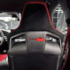 AFD Overlays Front Seat Logo Pre-cut Overlay compatible with 2023+ Honda Civic Type-R FL5