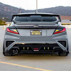 2022+ Subaru WRX Rear Bumper Diffuser Pin-stripe Pre-cut Overlay