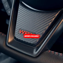 Steering Wheel Bottom Logo Pre-cut Overlay compatible with 2022+ WRX