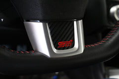 Subaru STI Steering Wheel Bottom Emblem Overlay