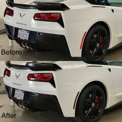 Chevrolet Corvette C7 Rear Bumper Side-Reflector Overlay