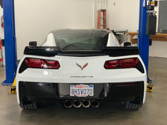Chevrolet Corvette C7 Rear Bumper Reflector Overlay
