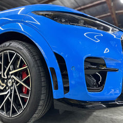 2021-2023 Ford Mustang Mach-E Front Bumper Reflector Pre-Cut Overlay SMOKE BLACKOUT