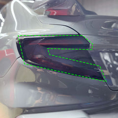 2022+ Subaru WRX Smoked Outer Tail Light Brake Light Pre-Cut Overlay