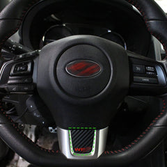 AFD Overlays Steering Wheel Bottom Logo Pre-cut Overlay compatible with 2012-2021 WRX