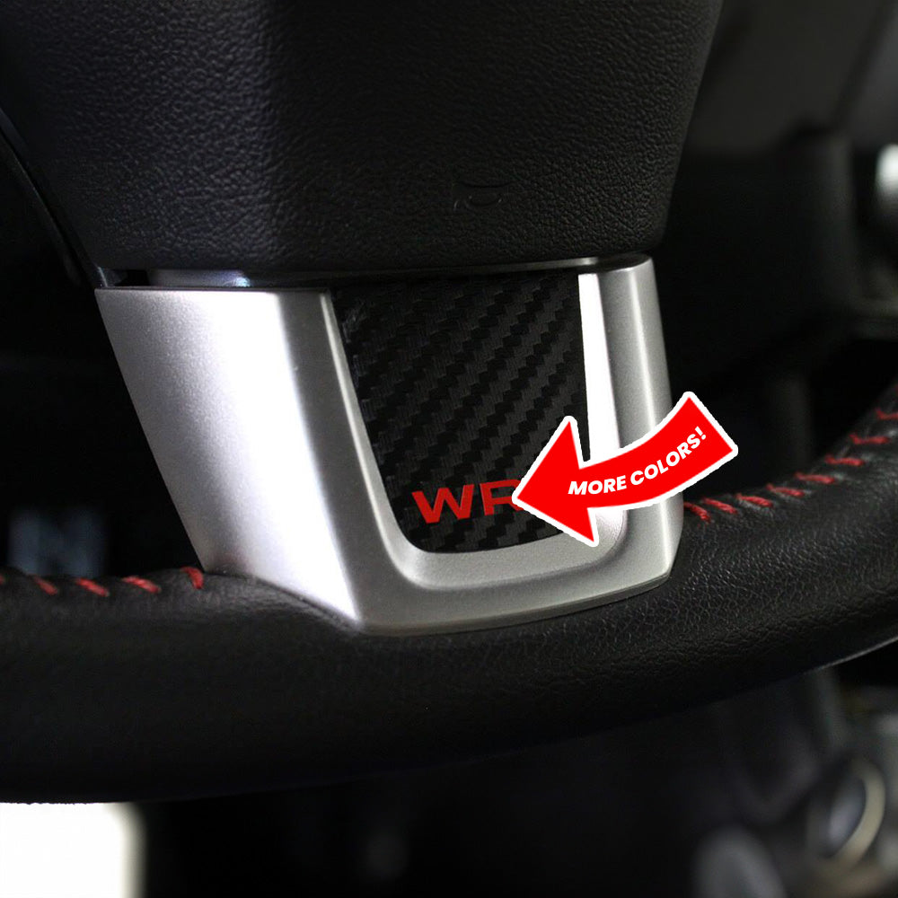 AFD Overlays Steering Wheel Bottom Logo Pre-cut Overlay compatible with 2012-2021 WRX