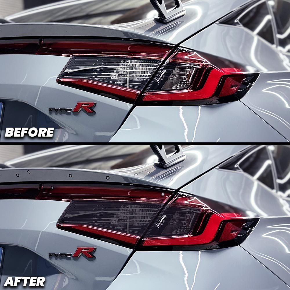 2022+ Honda Civic Hatchback / Honda Type-R Tail Light Reverse / Turn Signal Pre-cut Overlay
