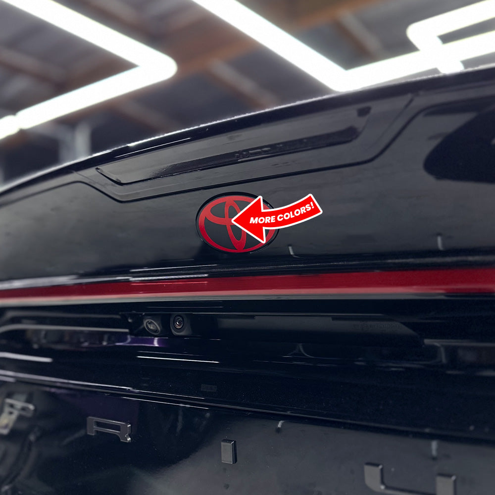 AFD Overlays Rear Emblem Pre-cut Overlay compatible with 2023+ Toyota Prius and Toyota Prius Prime