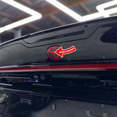 AFD Overlays Rear Emblem Pre-cut Overlay compatible with 2023+ Toyota Prius and Toyota Prius Prime