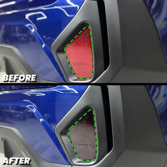 2024+ Subaru Crosstrek Rear Bumper Reflector Pre-Cut Overlay Smoked