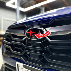 AFD Overlays Front and Rear Pre-cut Emblem Overlays compatible with 2024+ Crosstrek