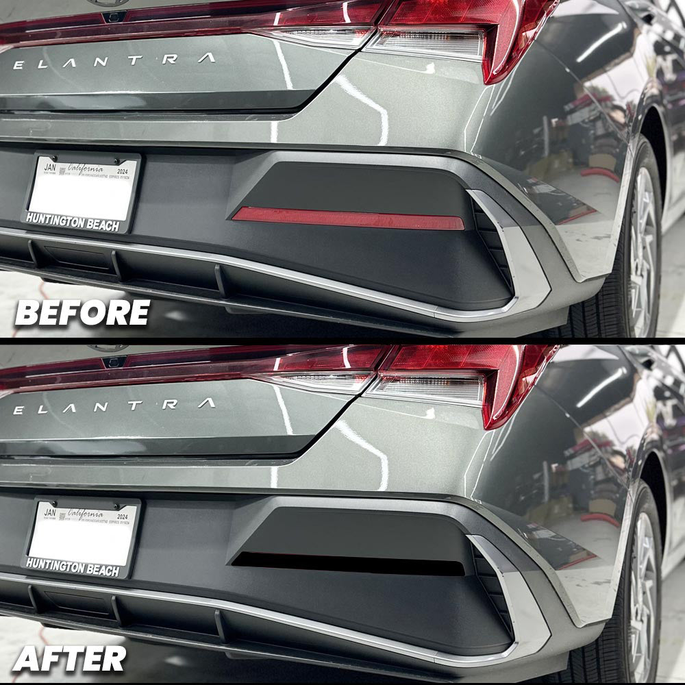 Rear Bumper Reflector Pre-cut Overlay for Elantra 2024+