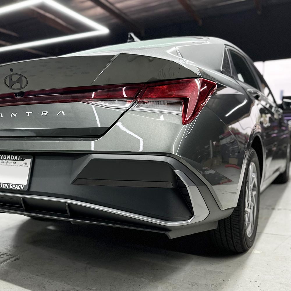 Rear Bumper Reflector Pre-cut Overlay for Hyundai Elantra 2024+