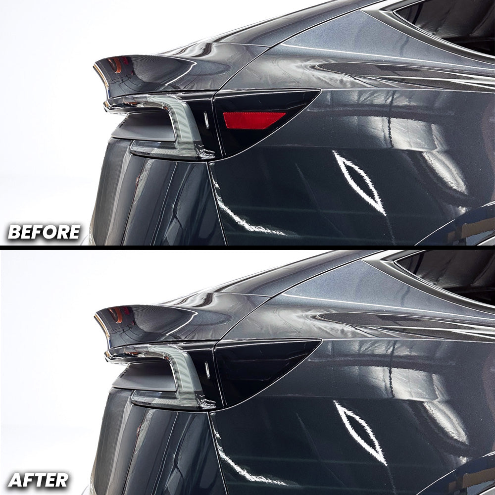 Rear Tail Light Side Marker Reflector Pre-cut Overlay Tint for 2026+ Tesla Model Y