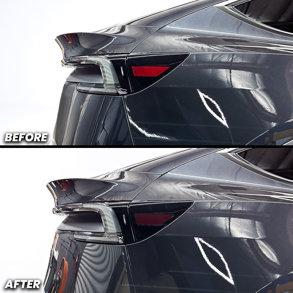 Rear Tail Light Side Marker Reflector Pre-cut Overlay Tint for 2026+ Tesla Model Y