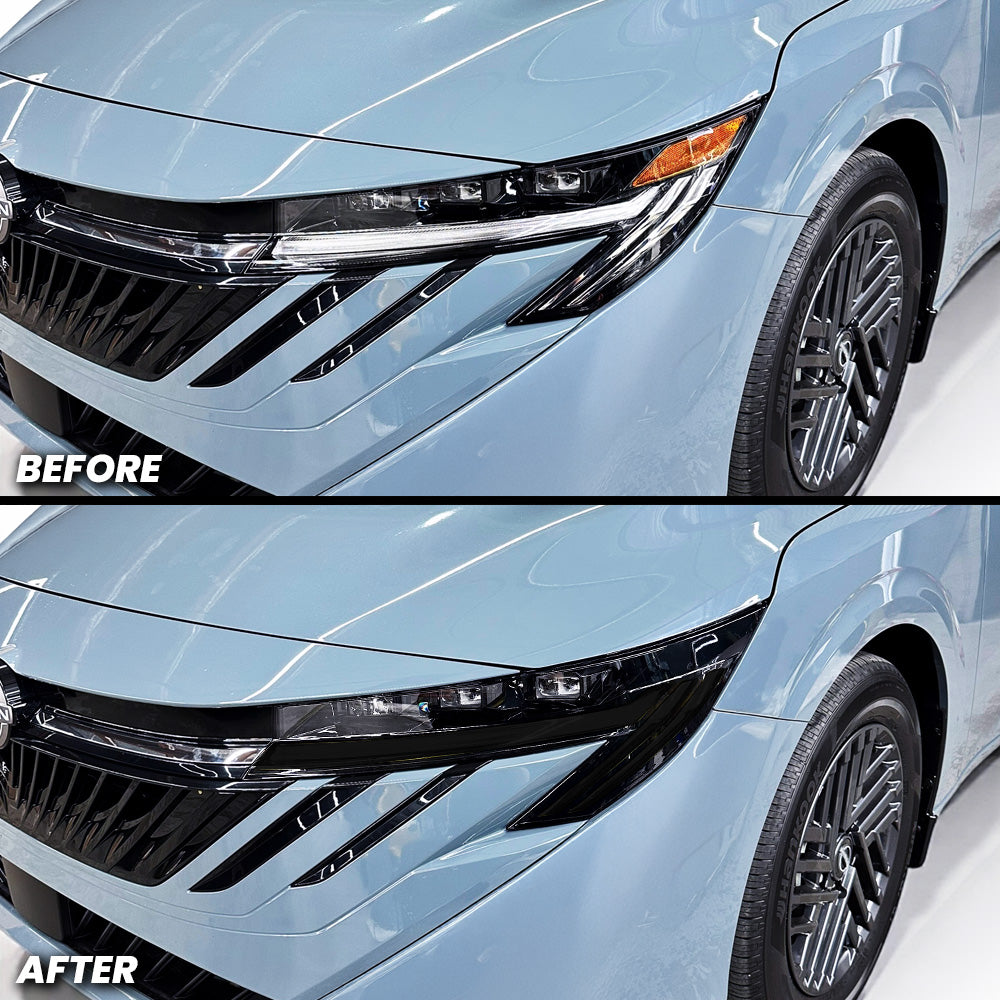 Headlight DRL Daytime Running Lights Pre-cut Overlay Tint and Amber Delete compatible with 2026+ Nissan Sentra