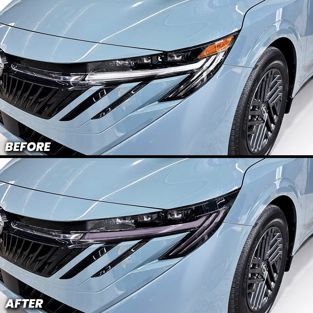 Headlight DRL Daytime Running Lights Pre-cut Overlay Tint and Amber Delete compatible with 2026+ Nissan Sentra