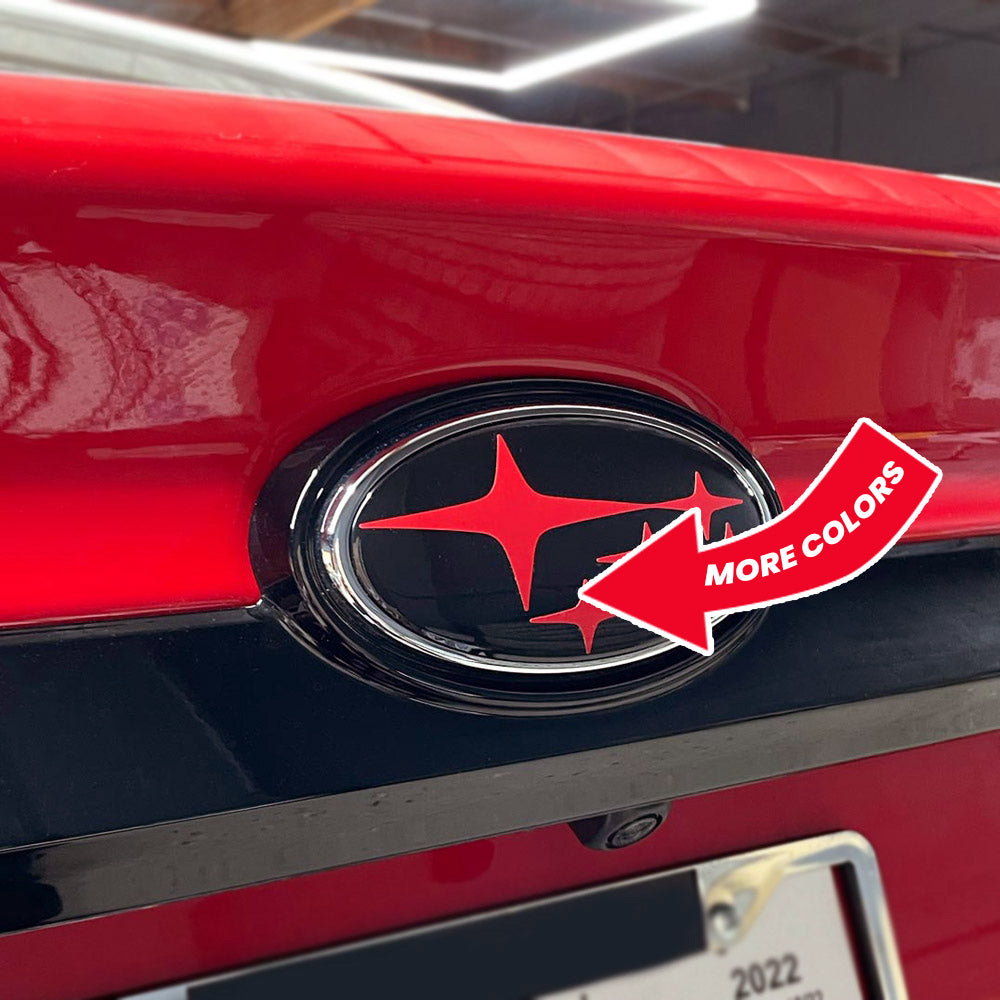 AFD Overlays Front and Rear Pre-cut Emblem Overlays compatible with 2022+ WRX