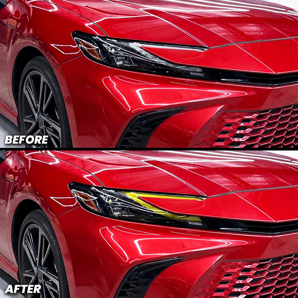 Headlight DRL Daytime Running Light Pre-cut Overlay Tint compatible with 2025+ Toyota Camry