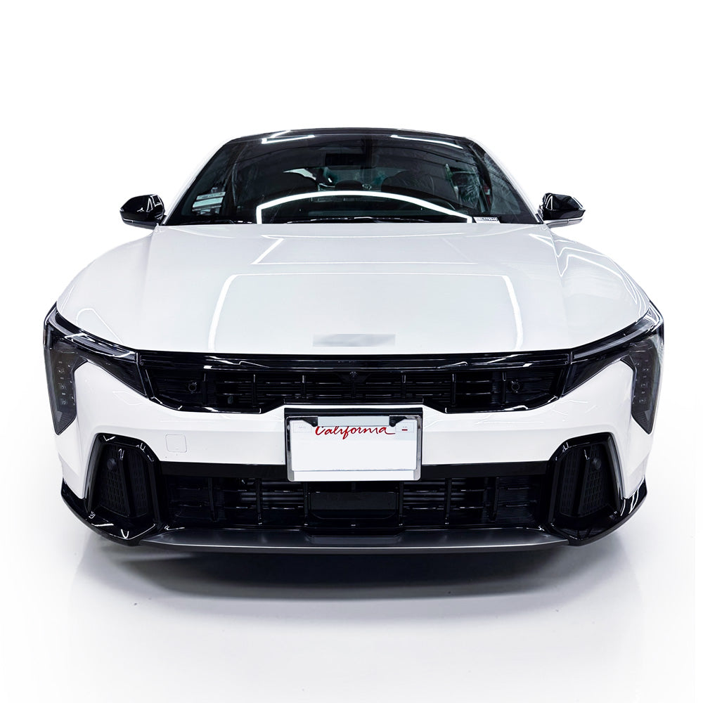 Front Bumper Grille Chrome Black Out Delete Pre-cut Overlay for 2025+ Kia K4
