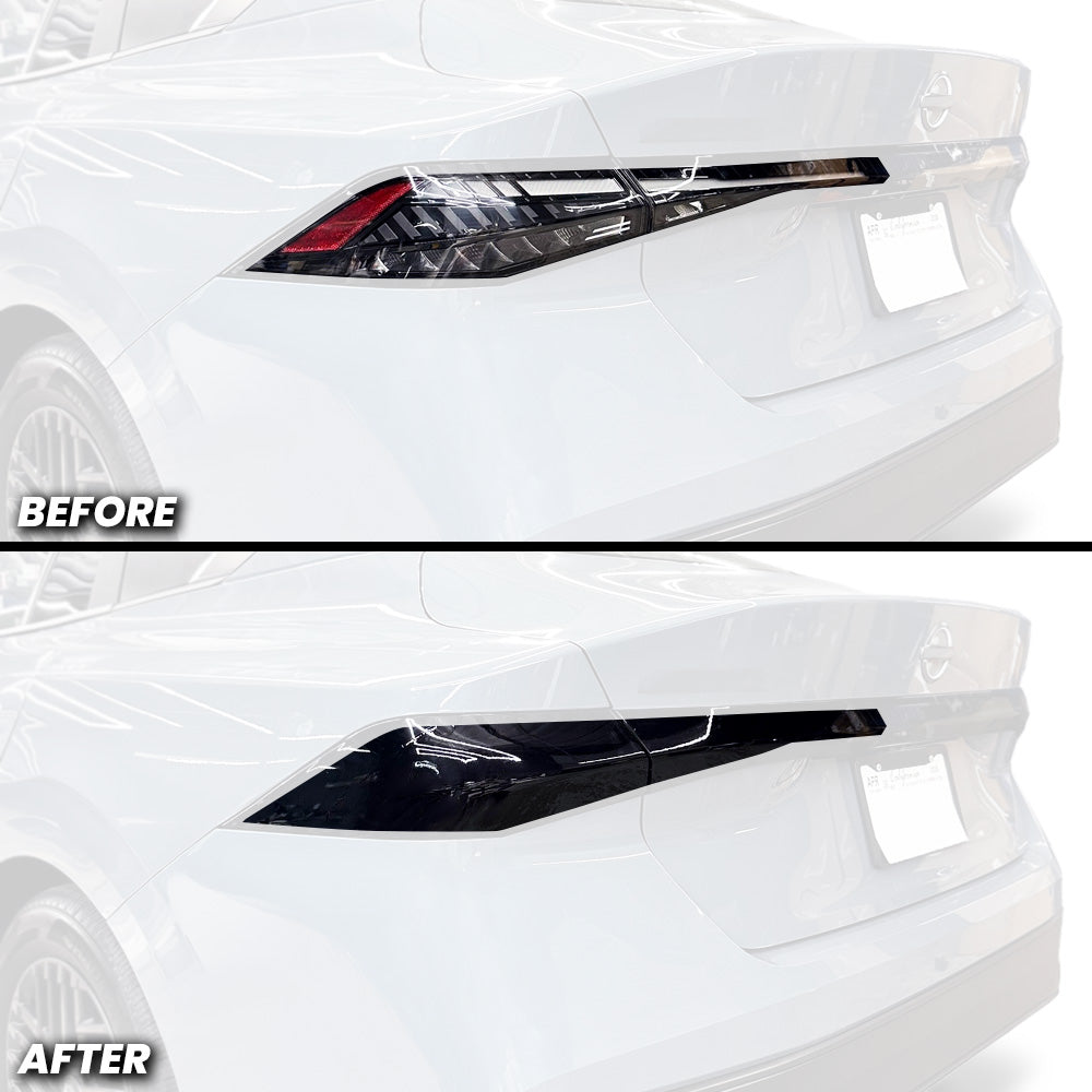 Full Rear Tail Light Brake Turn Signal and Reverse Light Pre-cut Overlay Smoked Tint for 2026+ Nissan Sentra