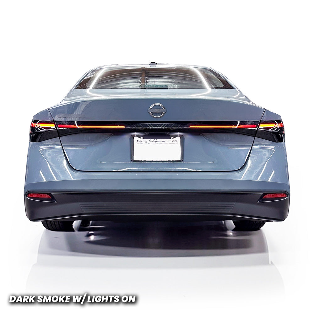 Full Rear Tail Light Brake Turn Signal and Reverse Light Pre-cut Overlay Smoked Tint for 2026+ Nissan Sentra