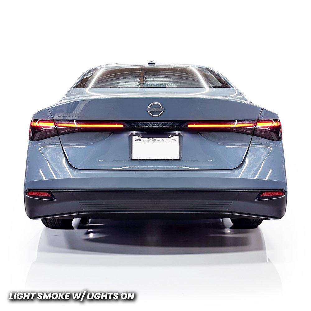 Full Rear Tail Light Brake Turn Signal and Reverse Light Pre-cut Overlay Smoked Tint for 2026+ Nissan Sentra