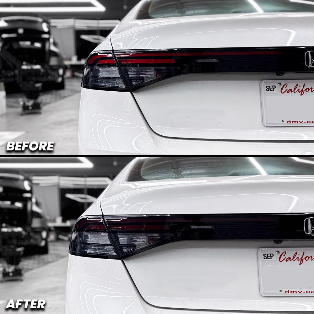 Rear Tail Light Running Brake Light Pre-cut Overlay Tint compatible with 2023+ Honda Accord