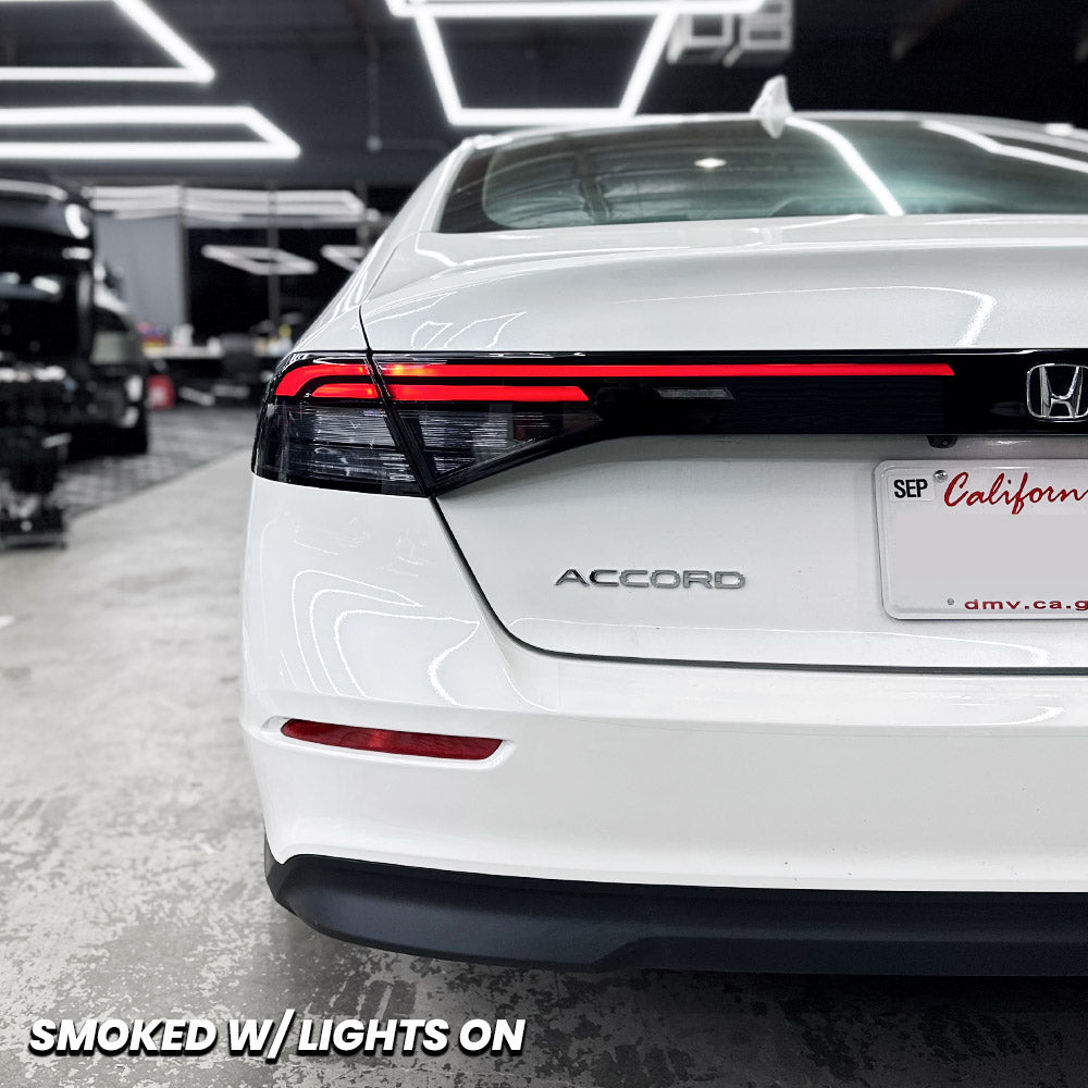 Rear Tail Light Running Brake Light Pre-cut Overlay Tint compatible with 2023+ Honda Accord
