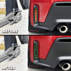 2023+ Toyota Corolla GR Rear Bumper Reflector Pre-Cut Overlay