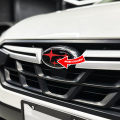 AFD Overlays Front and Rear Pre-cut Emblem Overlays compatible with 2018-2023 Crosstrek