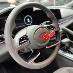 AFD Overlays Steering Wheel Emblem Pre-Cut Overlay compatible with 2024+ Elantra