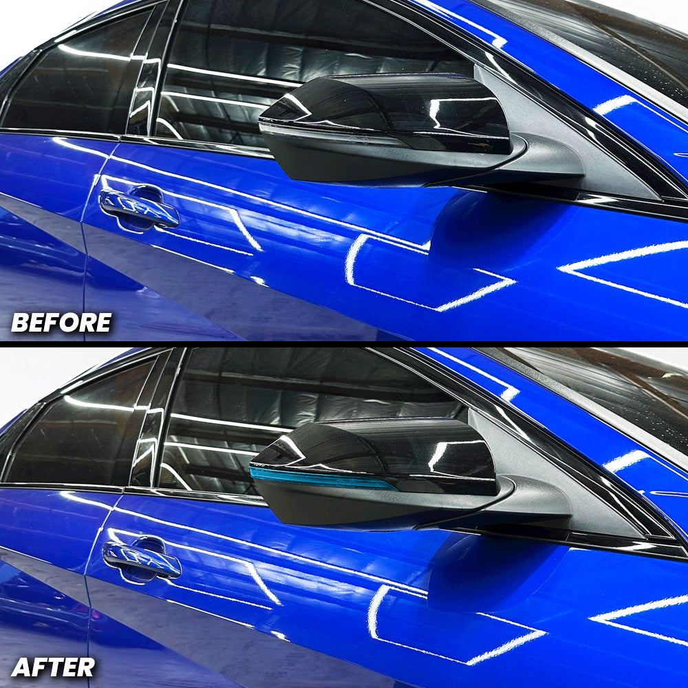 Side Mirror Turn Signal Pre-cut Overlay Tint compatible with 2021-2025 Elantra N and N-Line