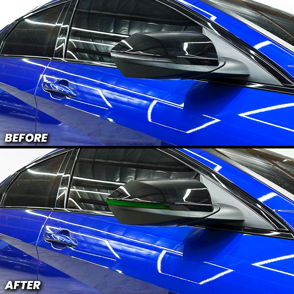 Side Mirror Turn Signal Pre-cut Overlay Tint compatible with 2021-2025 Elantra N and N-Line