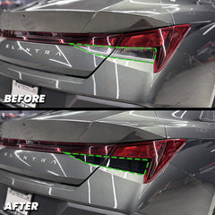 Smoked Tail Light Turn-Reverse Pre-Cut Overlay for 2021+ Elantra