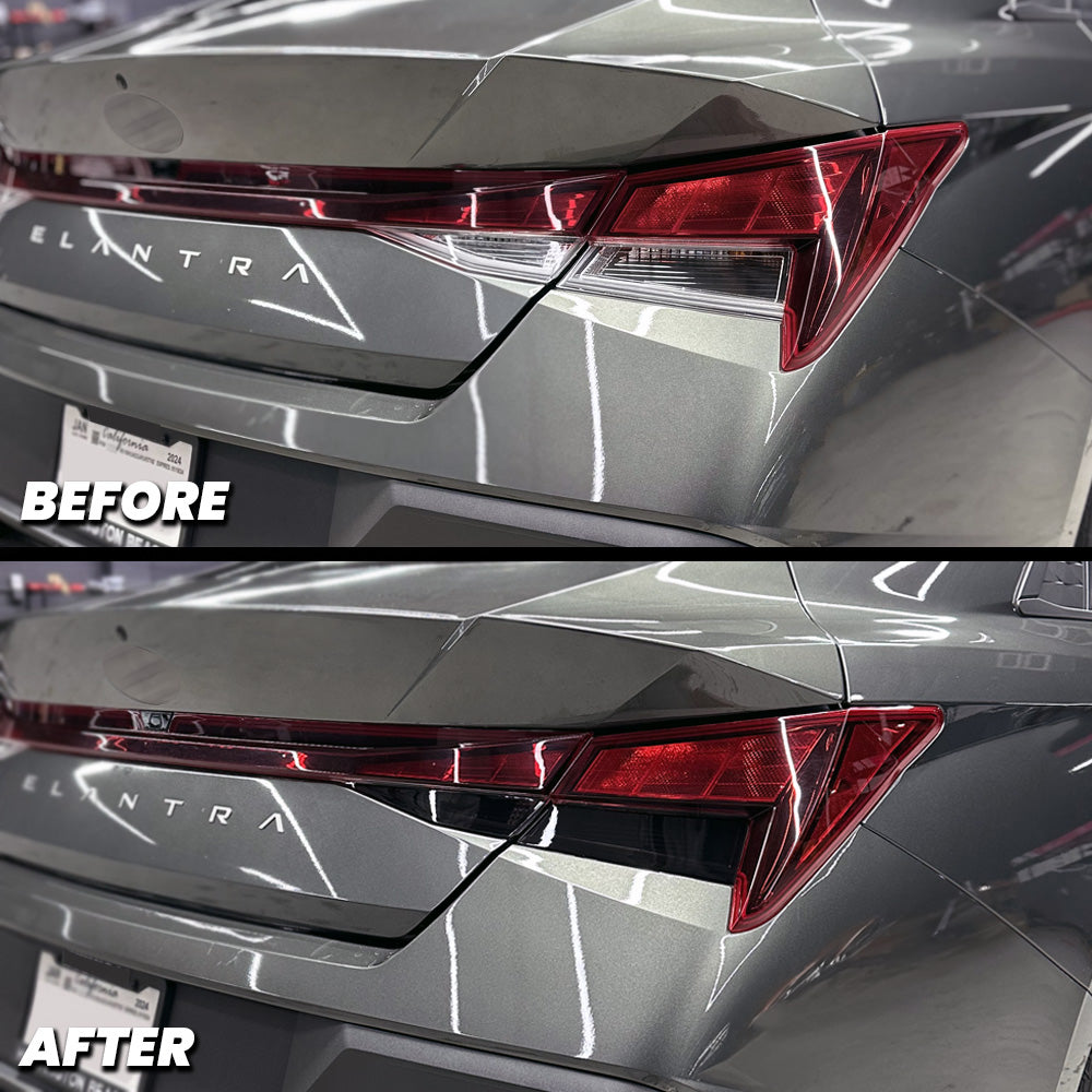 Smoked Tail Light Turn-Reverse Pre-Cut Overlay for 2021+ Elantra