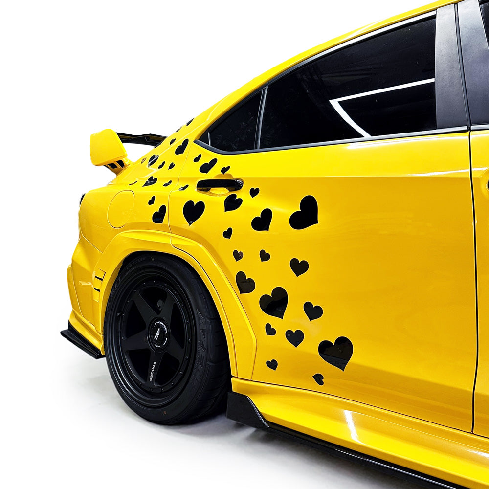 JDM Hearts Livery Decal Sticker