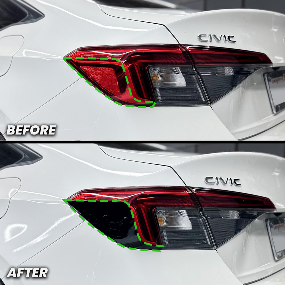 Tail Light Side Marker Pre-cut Overlay for 2022+ Honda Civic Sedan