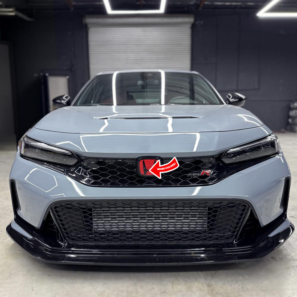 AFD Overlays Front and Rear Pre-cut Emblem Badge Overlay compatible with 2023+ Honda Civic Type-R FL5 Honda