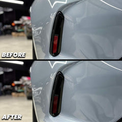 2023+ Honda Civic Type-R FL5 Rear Bumper Reflector Pre-cut Overlay Smoke