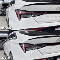 Tail Light Brake Light Pre-Cut Overlay for 2021+ Hyundai Elantra N and Hyundai Elantra N-Line