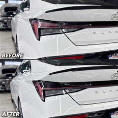 Tail Light Brake Light Pre-Cut Overlay for 2021+ Hyundai Elantra N and Hyundai Elantra N-Line
