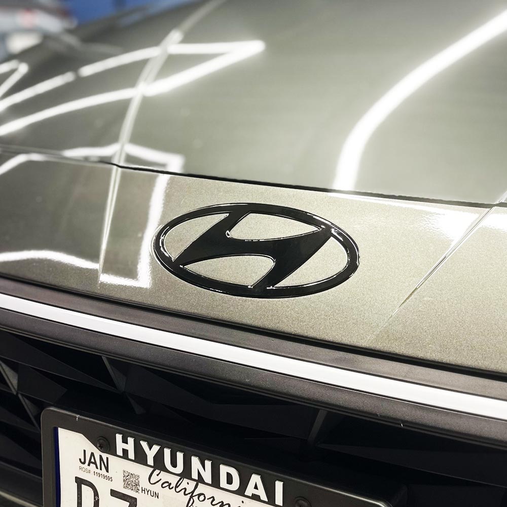 2024+ Hyundai Elantra Front and Rear Emblem Pre-Cut Overlay
