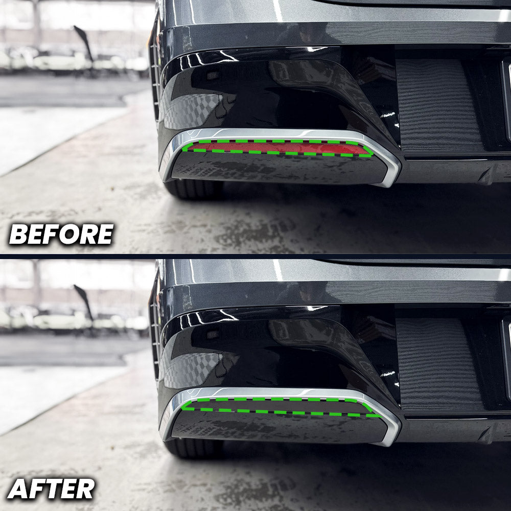 Rear Bumper Reflector Pre-cut Overlay for 2024+ Sonata