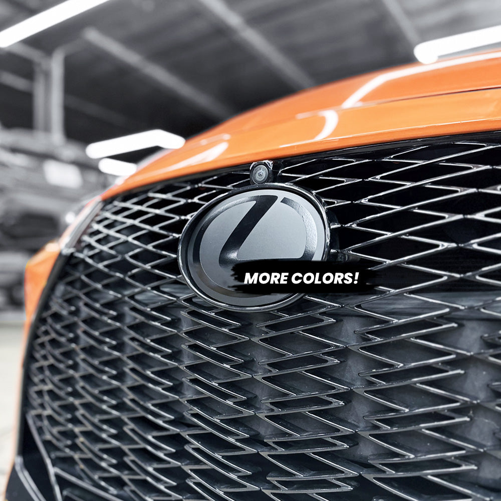 AFD Overlays Front and Rear Emblem Badge Pre-cut Overlay compatible with 2021-2025 Lexus IS 300 350 500