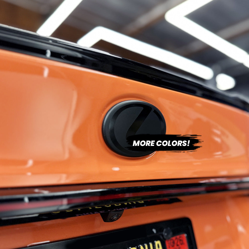 AFD Overlays Front and Rear Emblem Badge Pre-cut Overlay compatible with 2021-2025 Lexus IS 300 350 500